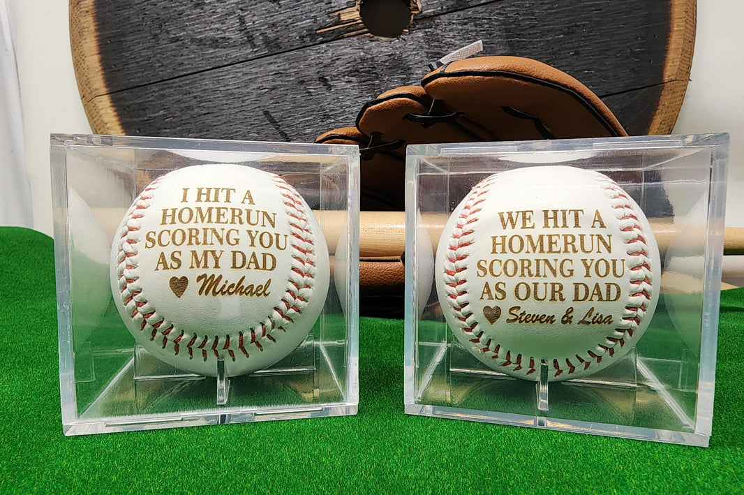 Custom Father's Day Baseball Personalized Gift for Dad