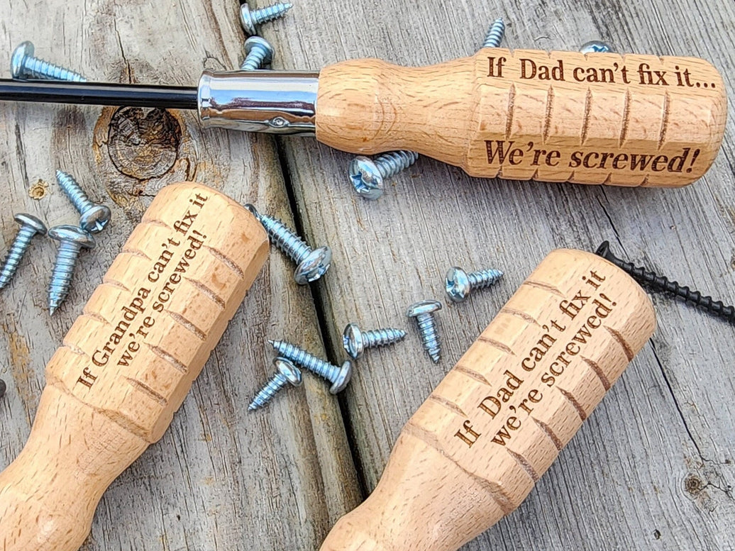 Custom Funny Screwdriver Personalized Gift for Dad