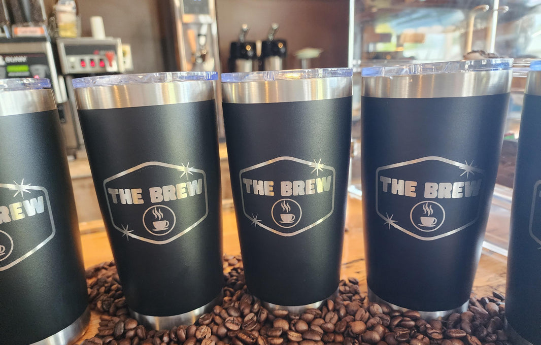 Coffee Tumbler - Custom Logo Engraved Corporate Gifts for Clients & Employees, Personalized Wholesale Tumblers, Bulk Order Options