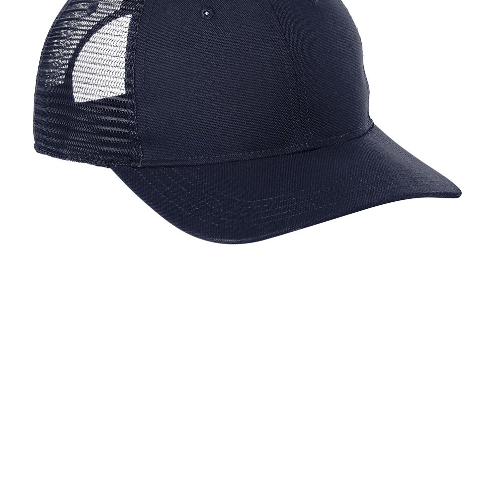 Custom Logo Leather Patch Cap - Carhartt® Canvas Mesh Back Cap CT105298