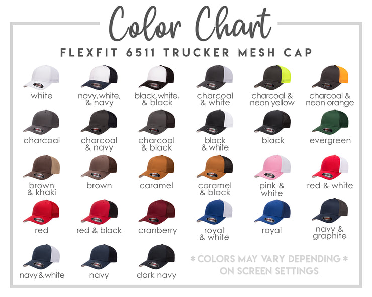 Custom Logo Leather Patch Trucker Hat – Flexfit® 6511