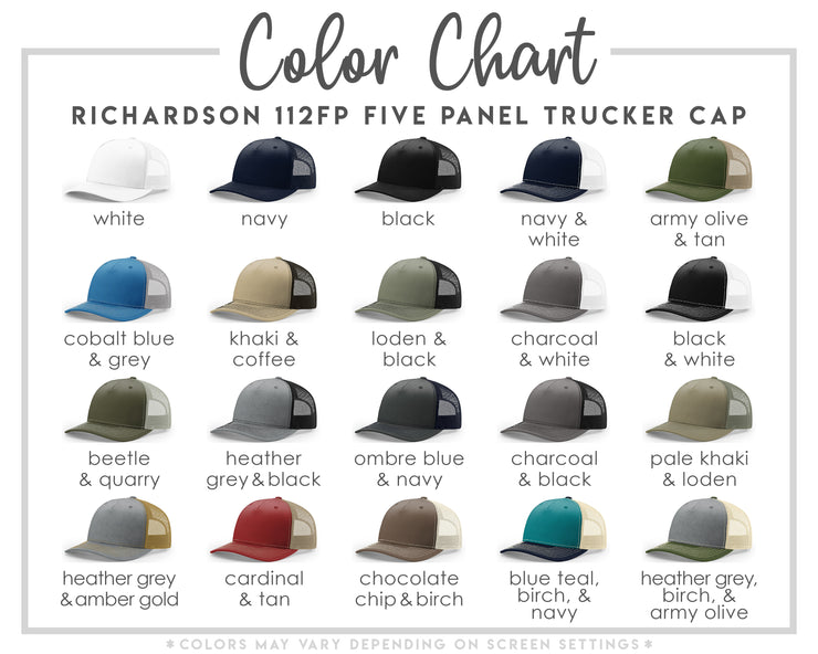 Custom Richardson - Five-Panel Trucker Cap - 112FP