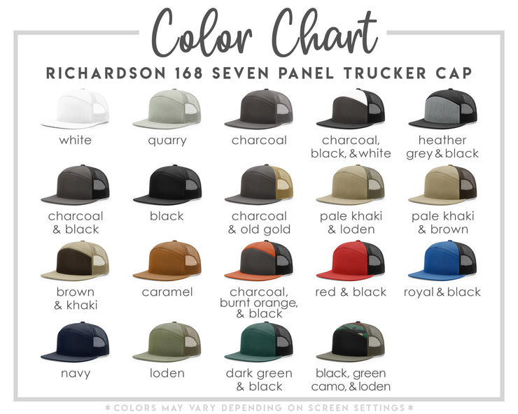 Richardson - Seven-Panel Trucker Cap - 168