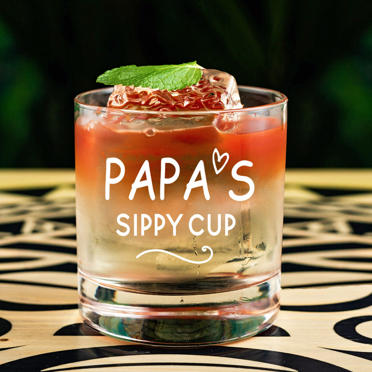 Funny Whiskey Glass Papa's Sippy Cup