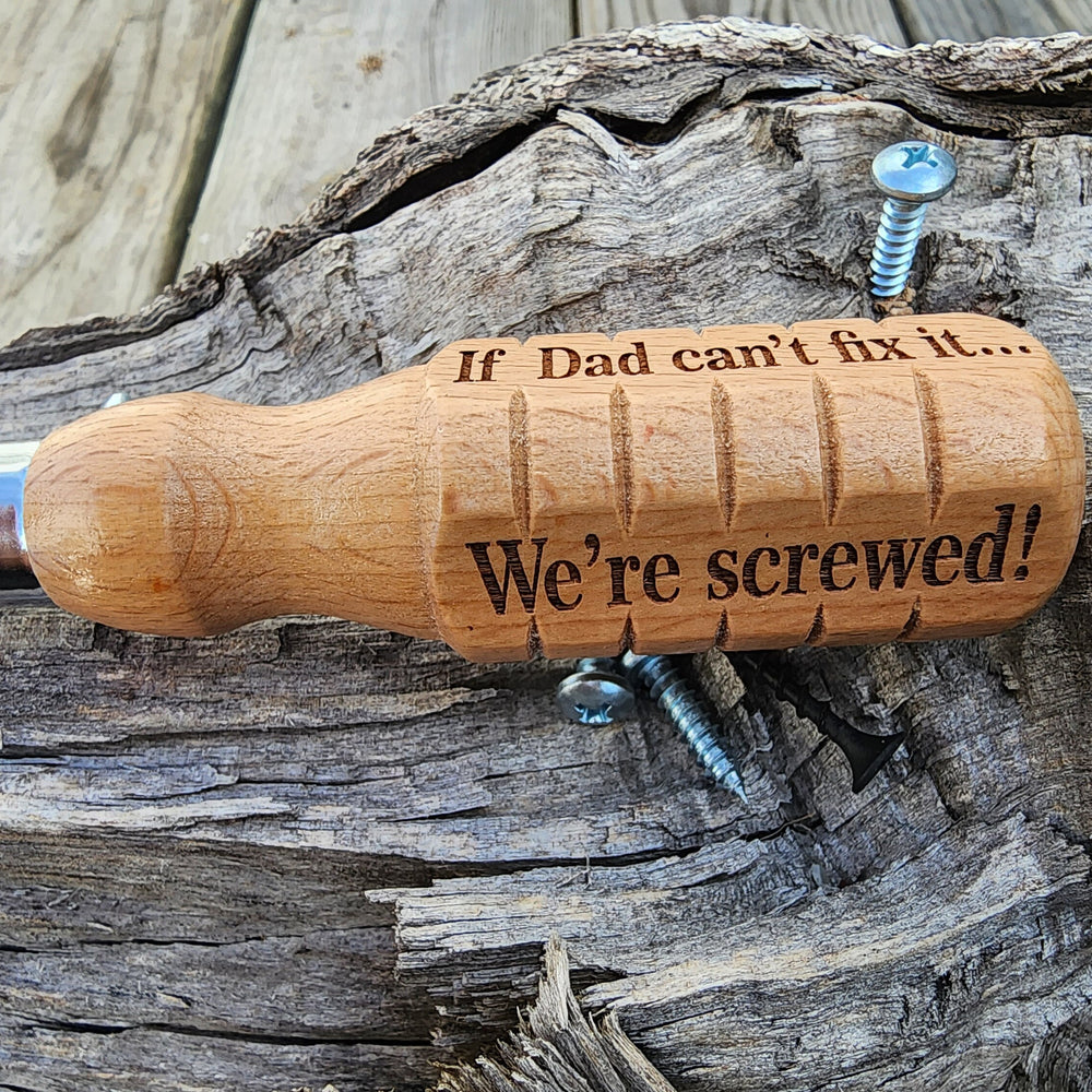 Custom Funny Screwdriver Personalized Gift for Dad