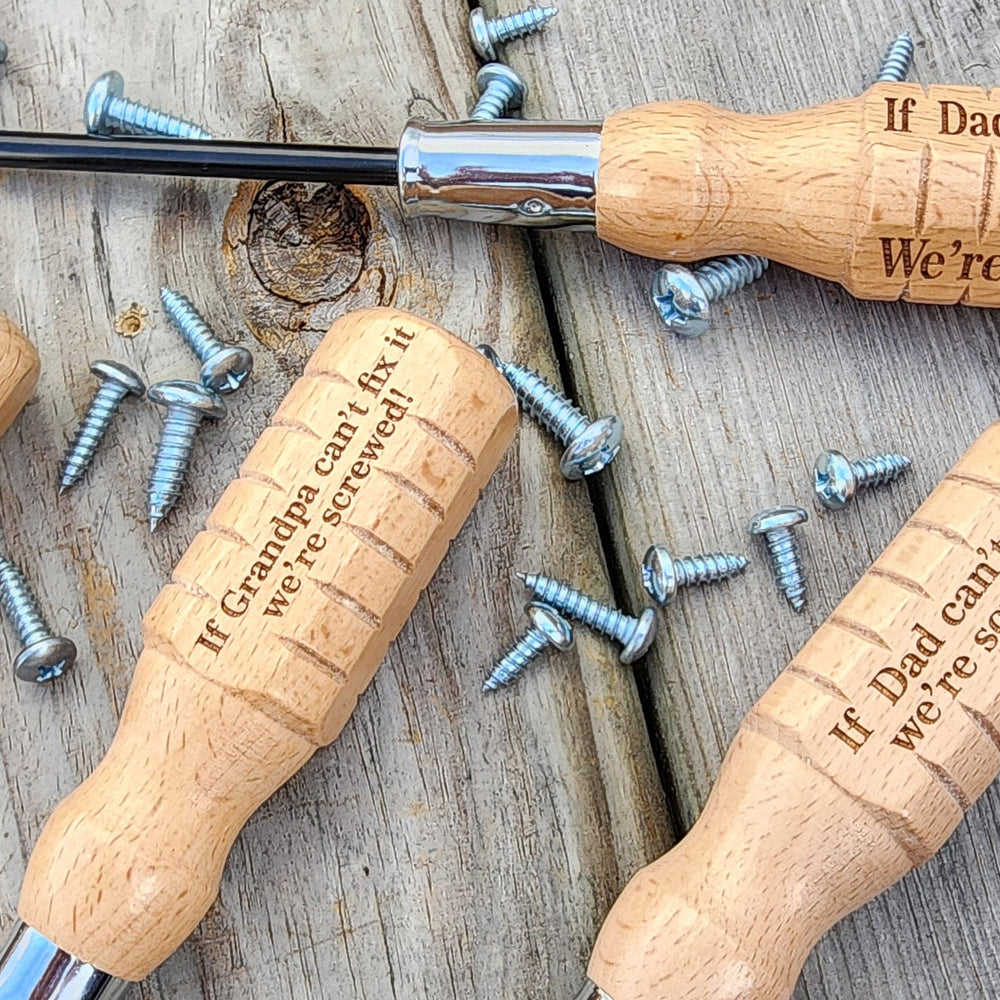 Custom Funny Screwdriver Personalized Gift for Dad
