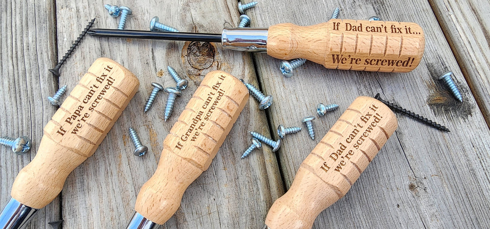 Custom Funny Screwdriver Personalized Gift for Dad
