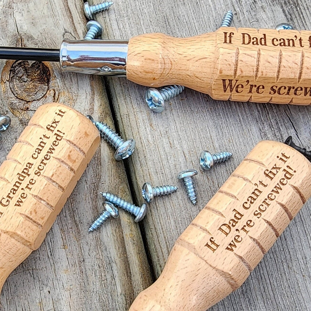 Custom Funny Screwdriver Personalized Gift for Dad