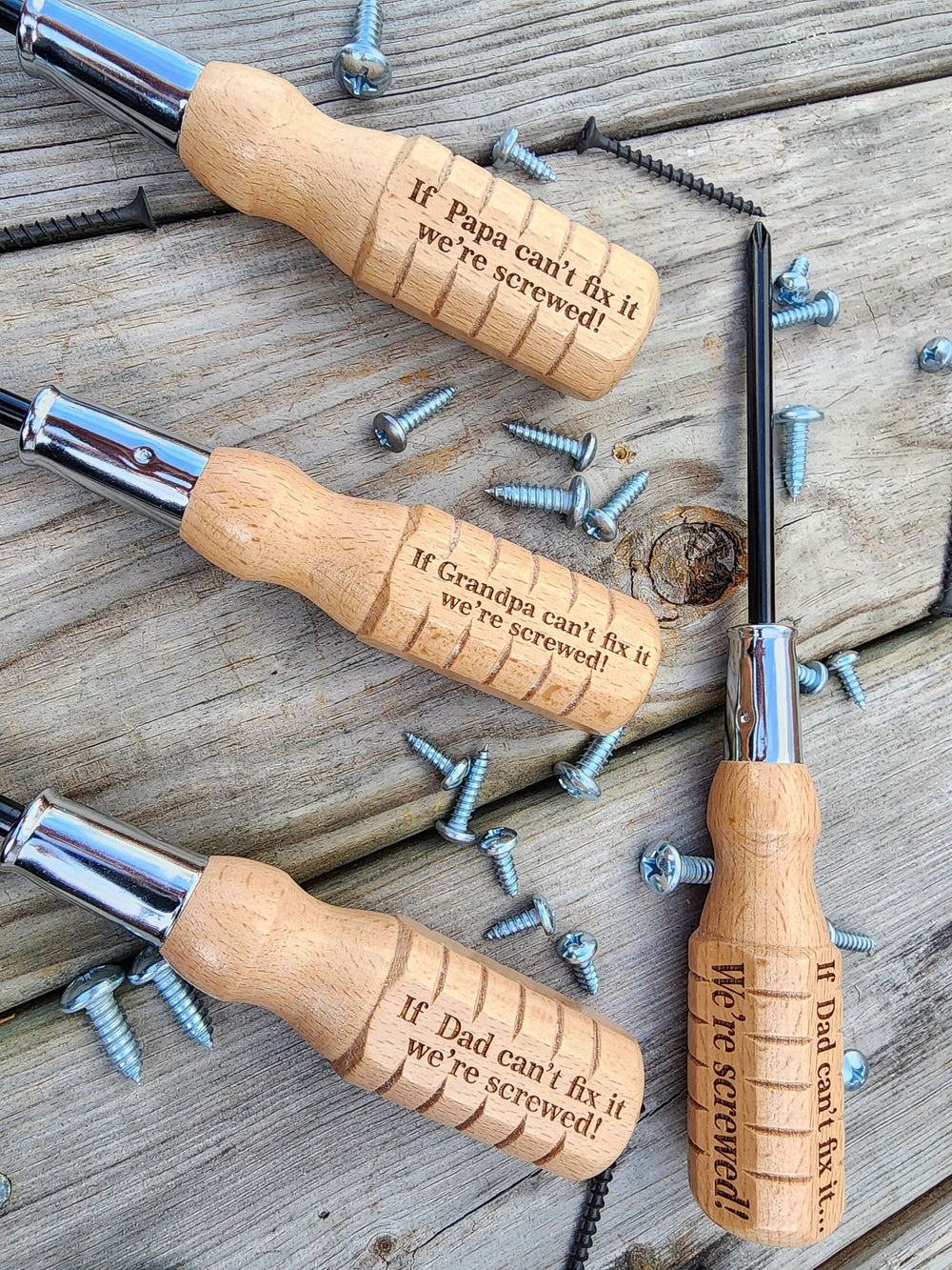 Custom Funny Screwdriver Personalized Gift for Dad