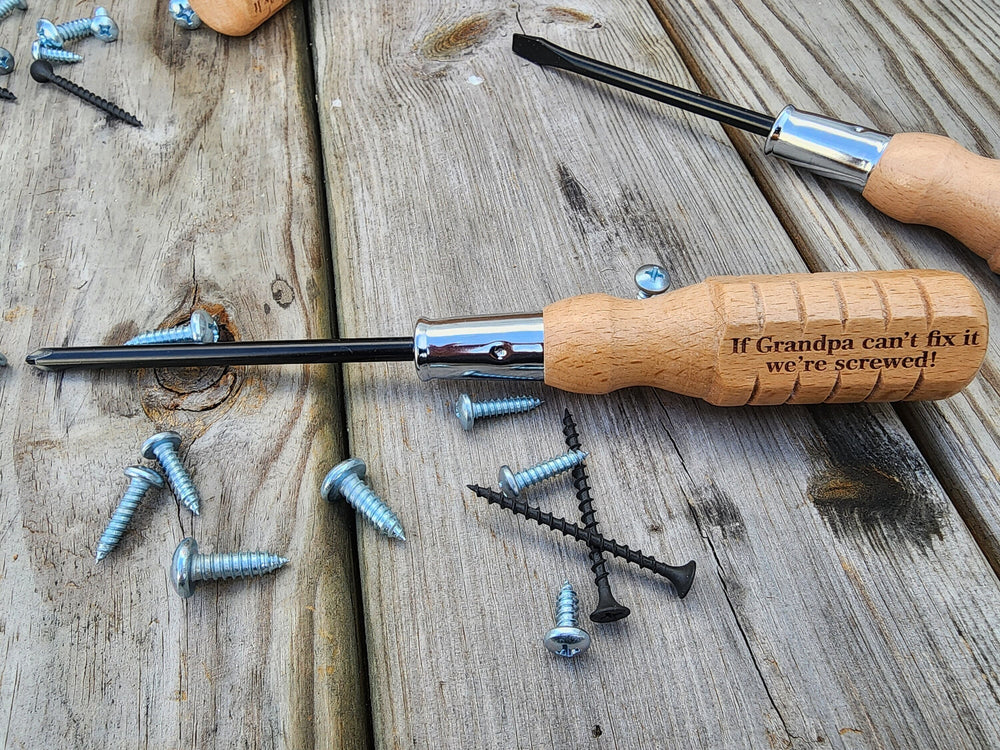 Custom Funny Screwdriver Personalized Gift for Dad
