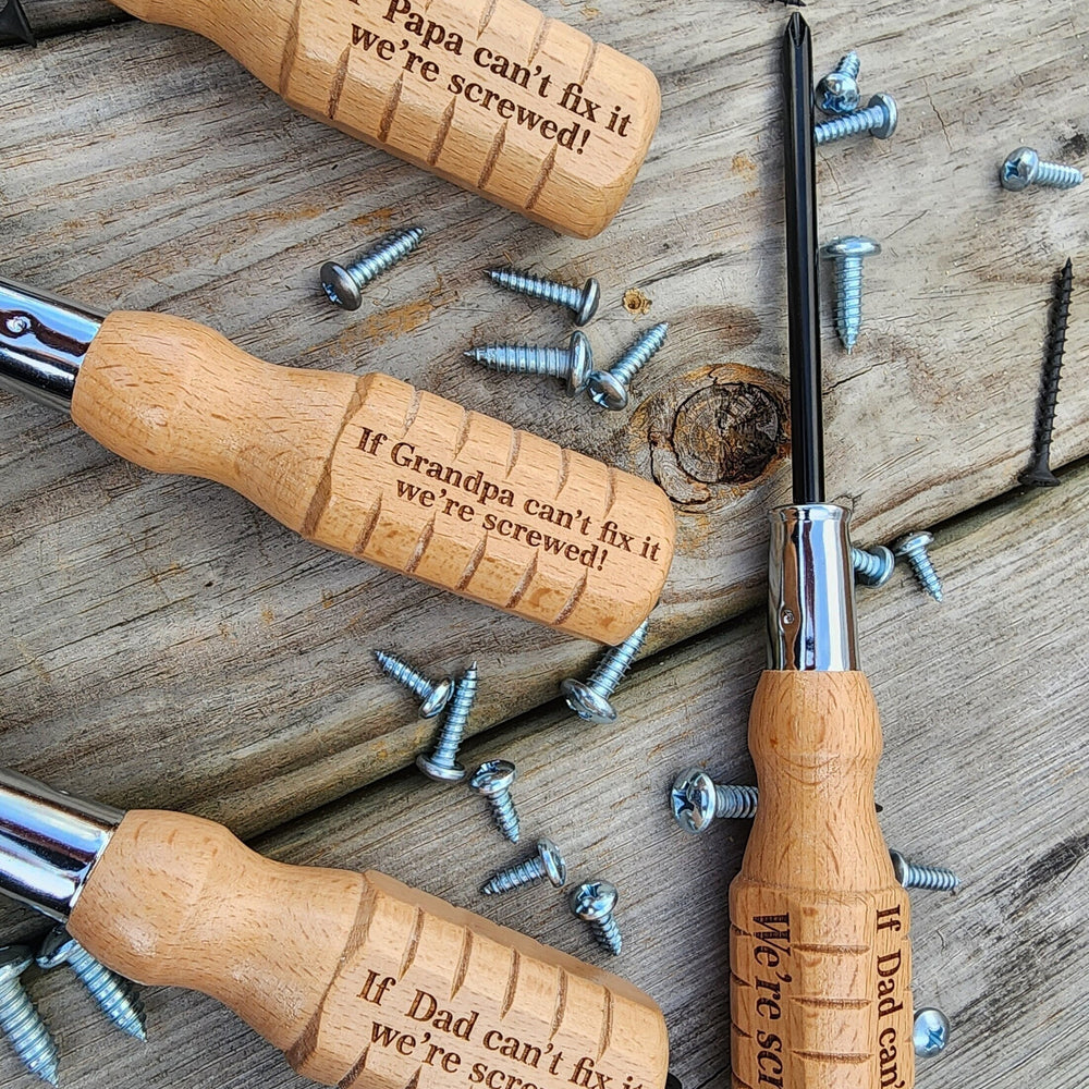 Custom Funny Screwdriver Personalized Gift for Dad