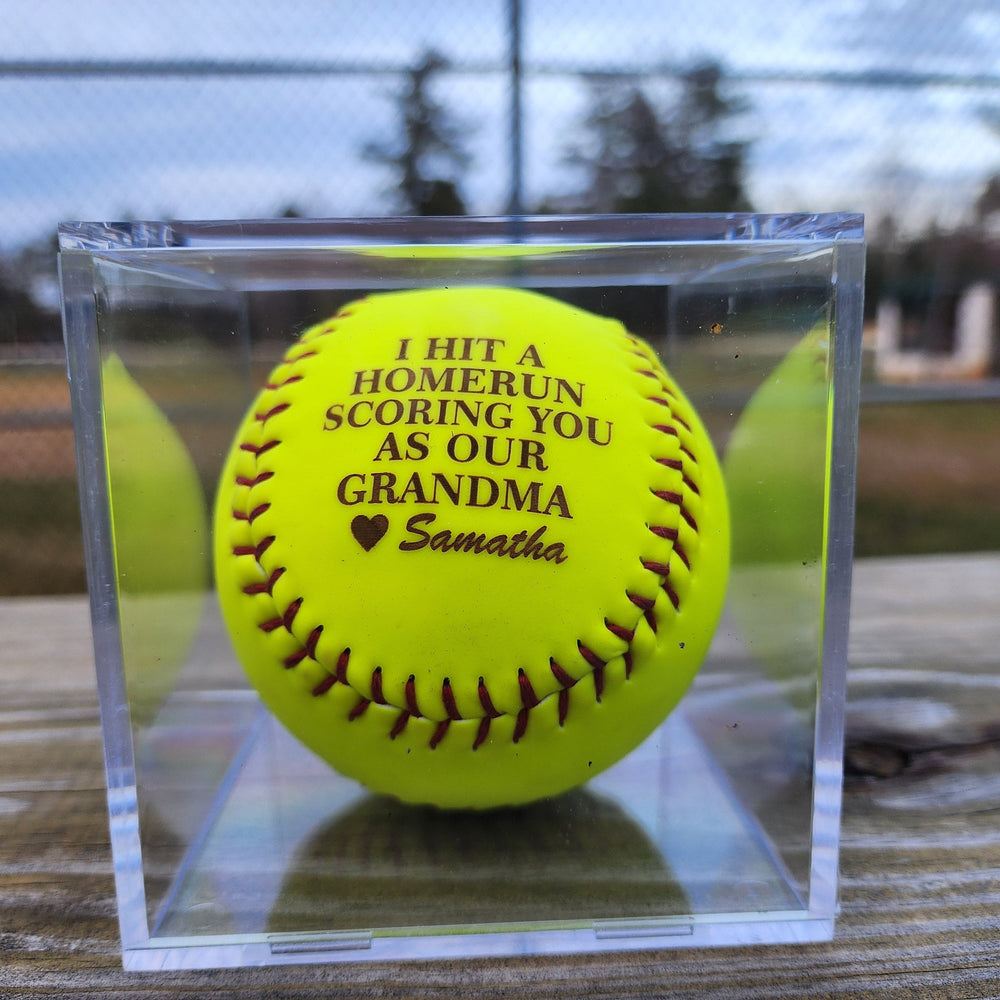 Custom Softball Gift for Dad