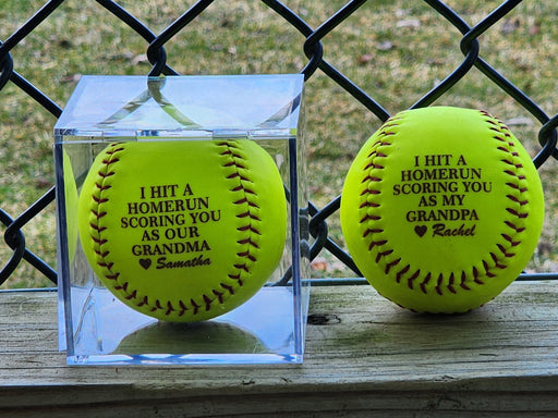 Custom Softball Gift for Dad