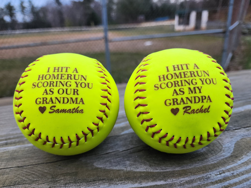 Custom Softball Gift for Dad