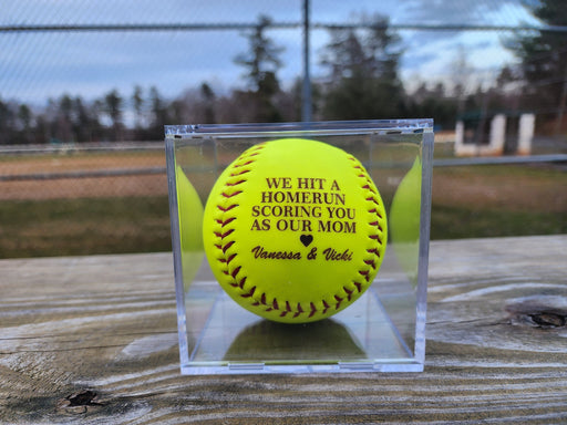 Custom Softball Gift for Dad