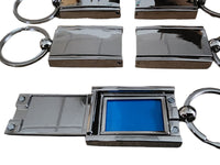 Silver Photo Locket Key Chain Fiber Laser Engraving Products Bulk Blanks Wholesale items