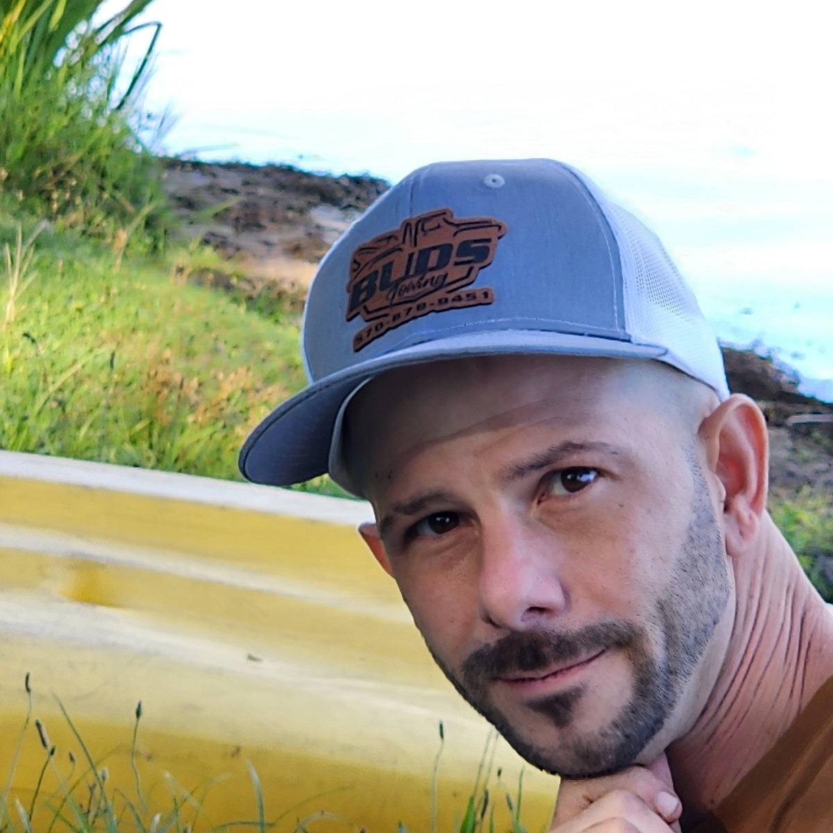 Custom Logo Snapback Trucker Hats | Personalized Promotional Gifts for Clients & Employees | Bulk Leather Patch Business Logo