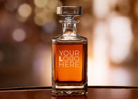 Whiskey Decanter Set - Custom Engraved Glasses for Gifts, Personalized Logo Design, Perfect for Clients & Bulk Orders